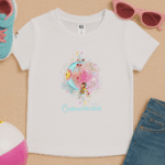 TShirt Fille - "Crois En Tes Rêves" Bleu