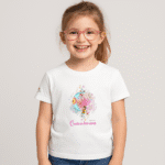 Photo en studio du TShirt pour fille "Crois En Tes Rêves" Rose