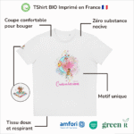 Avantages du T-Shirt pour fille "Crois En Tes Rêves" Rose