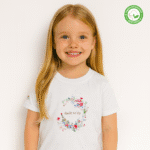 Photo en studio du TShirt pour fille "Quilt N' Co"